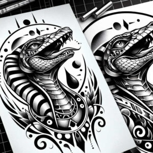 detailed-sobek-tattoo-gagged-for-stomach – tattoo design ideas free ai generated – Gallery: sobek-inkby-ai