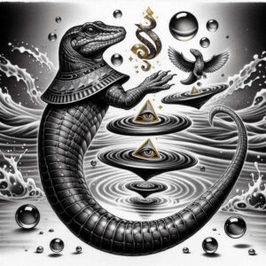 detailed-sobek-tattoo-torment-for-lower-chest – tattoo design ideas free ai generated – Gallery: sobek-inkby-ai