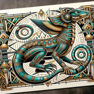 water-motif-sobek-tattoo-twisted-for-wrist-side – tattoo design ideas free ai generated – Gallery: sobek-inkby-ai
