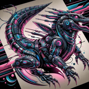 war-motif-sobek-tattoo-sinister-for-back – tattoo design ideas free ai generated – Gallery: sobek-inkby-ai