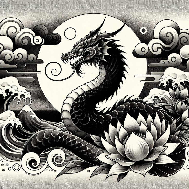 fire-motif-sobek-tattoo-despair-for-forearm – tattoo design ideas free ai generated – Gallery: sobek-inkby-ai