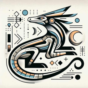sobek tattoo design ideas Surrealism transcendent divine predator for upper shoulder