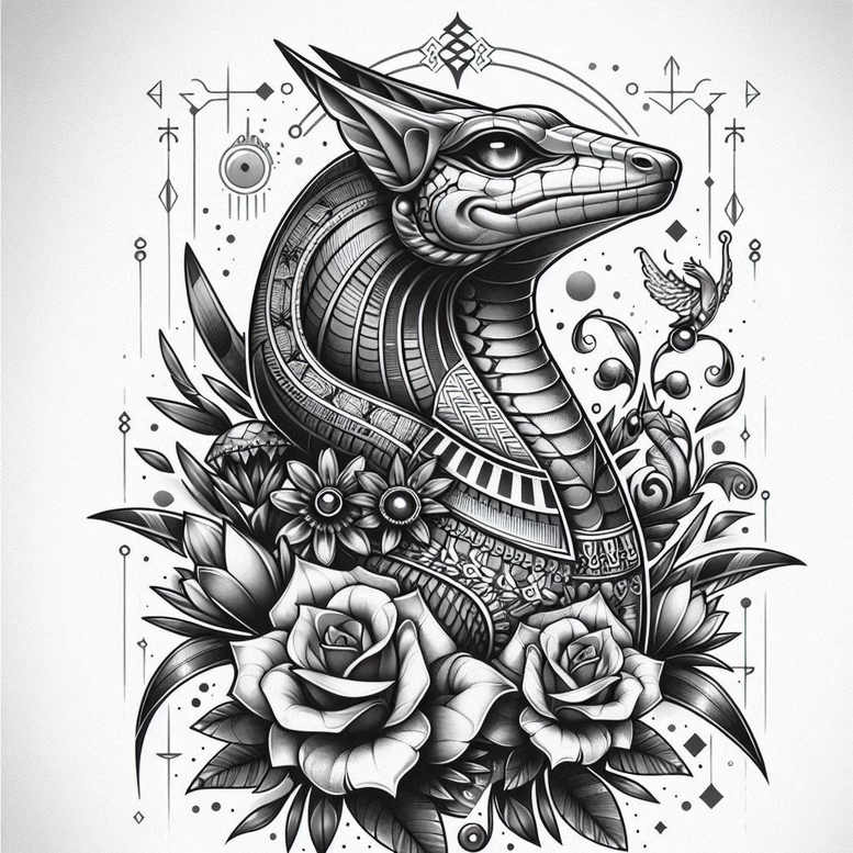 sobek tattoo design ideas glossy divine predator represents courage