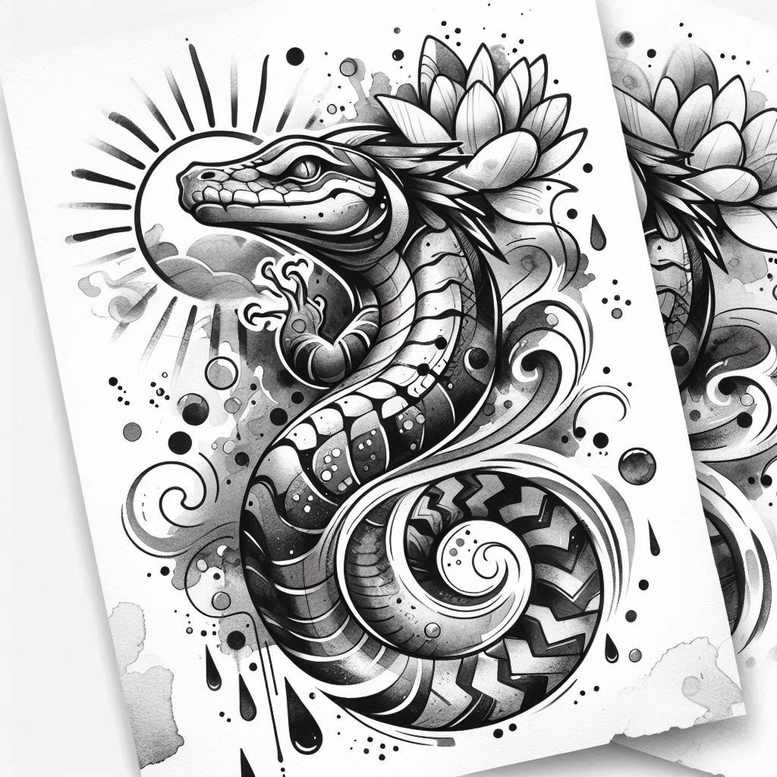 sobek tattoo design ideas classic motifs Egyptian lore embodying resilience