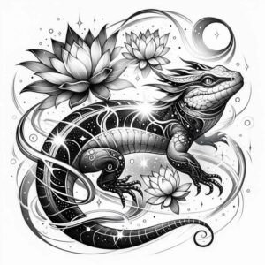 sobek tattoo design ideas esoteric symbolism river power for full back