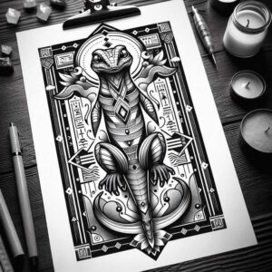 sobek tattoo design ideas modern classic sacred creature for foot
