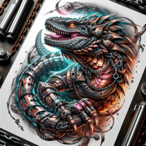 sobek tattoo design ideas Surrealism fantastical elements water guardian for heel