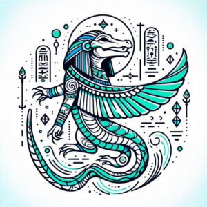 sobek tattoo design ideas smooth gradients wild nature shows strength