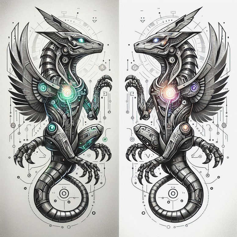 wave-sobek-tattoo-sinister-for-lower-thigh – tattoo design ideas free ai generated – Gallery: sobek-inkby-ai