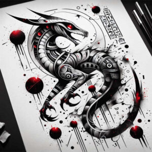 fire-motif-sobek-tattoo-despair-for-wrist-side – tattoo design ideas free ai generated – Gallery: sobek-inkby-ai