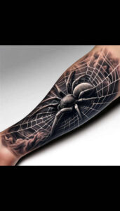 shadow-spider-tattoo-bloodcurdling-for-foot – tattoo design ideas free ai generated – Gallery: spiders-inkby-ai