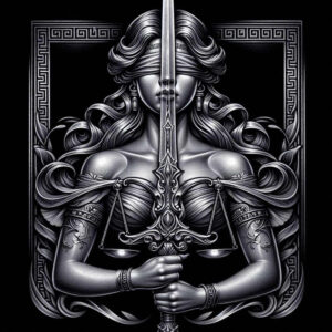 morality-motif-tattoo – tattoo design ideas free ai generated – neotraditional-enhanced-color – for-shoulder – Gallery: themis-inkby-ai