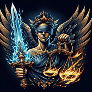 themis tattoo design ideas detailed textures mythic fairness for shin