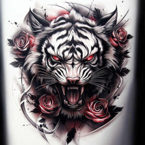 tigers tattoo design ideas classic composition claw force symbolising perseverance