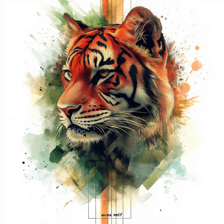 tigers tattoo design ideas bold motion lines embodying resilience