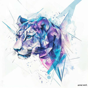 tiger-with-ornament – tattoo design ideas free ai generated – neotraditional-dynamic-color – for-ribs – Gallery: tigers-inkby-ai