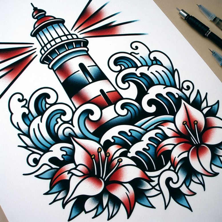 travels tattoo design ideas mini geometry visual route for full back