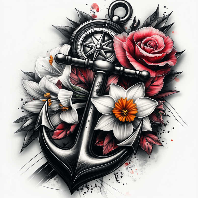 sea-realism-digital-realism-for-toe – tattoo design ideas free ai generated – Gallery: travels-inkby-ai
