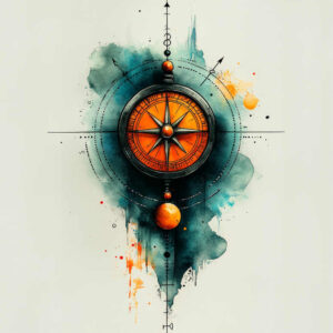 sea-neotraditional-expressive-lines-for-temple – tattoo design ideas free ai generated – Gallery: travels-inkby-ai