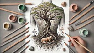 tree-geometric-detail-neotraditional-layered-fill-for-full-back – tattoo design ideas free ai generated – Gallery: trees-inkby-ai
