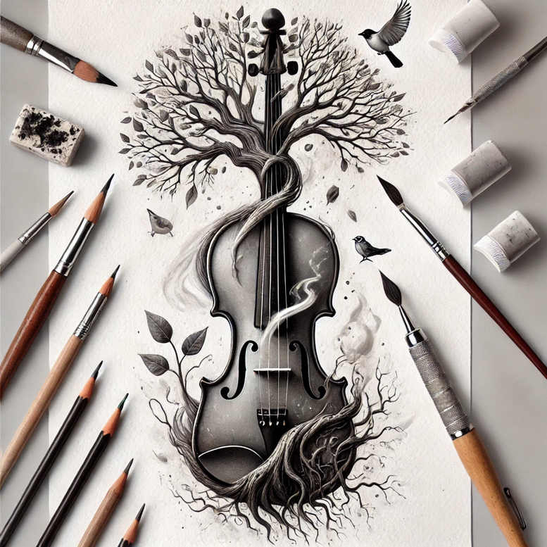 tree-with-shading-realism-hyper-realistic-for-elbow – tattoo design ideas free ai generated – Gallery: trees-inkby-ai