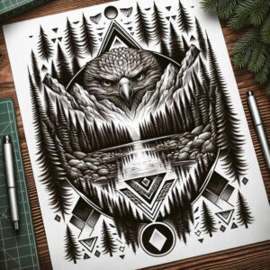 trees tattoo design ideas high-contrast branching life for side torso