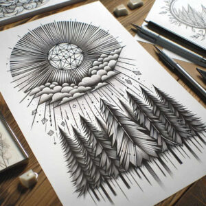 trees tattoo design ideas high-key nature tattoo shows endurance