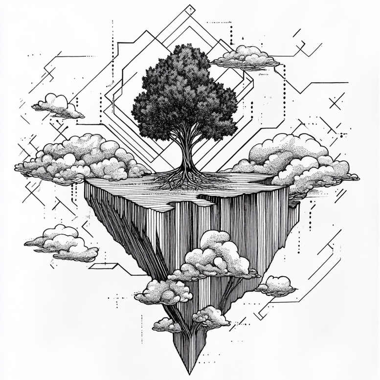 trees tattoo design ideas textured shading tree symmetry symbolising strength