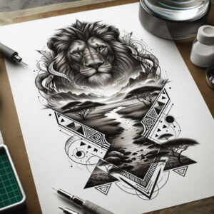 trees tattoo design ideas dynamic linework trunk power for upper chest