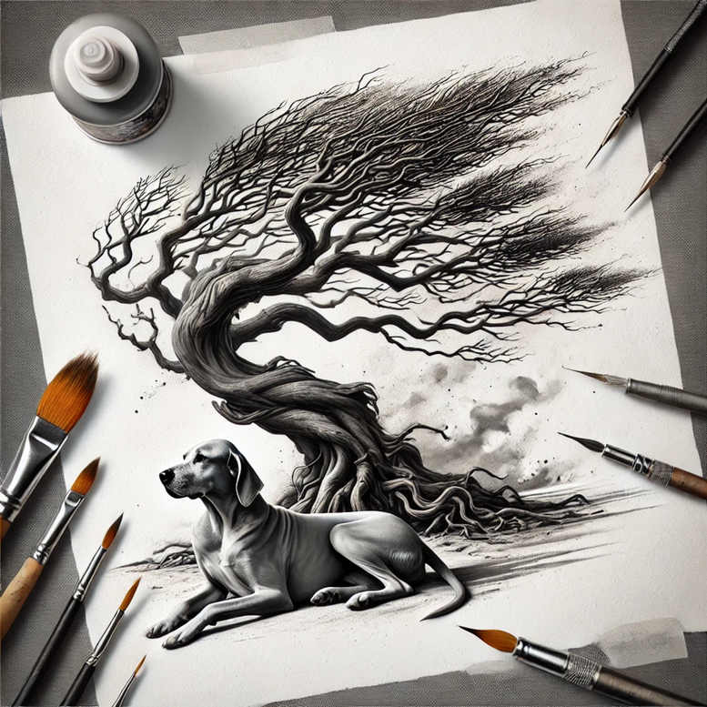 abstract-tree-neotraditional-bold-color-blocks-for-temple – tattoo design ideas free ai generated – Gallery: trees-inkby-ai