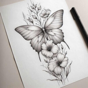 tree-with-organic-lines-realism-emotional-depth-for-upper-thigh – tattoo design ideas free ai generated – Gallery: trees-inkby-ai