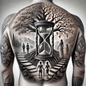 realistic-tree-surrealism-ethereal-for-chest – tattoo design ideas free ai generated – Gallery: trees-inkby-ai
