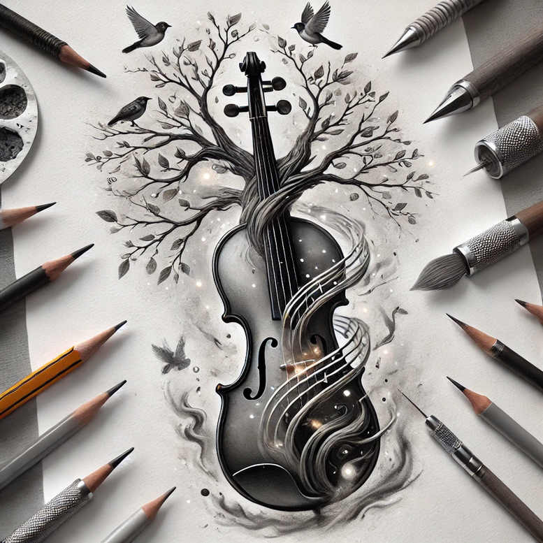 mystical-tree-neotraditional-vivid-detail-for-hip – tattoo design ideas free ai generated – Gallery: trees-inkby-ai