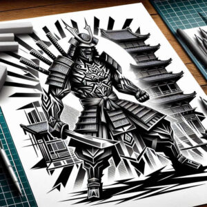 protection-motif-tattoo-neotraditional-clean-fill-for-thigh – tattoo design ideas free ai generated – Gallery: warriors-asia-inkby-ai