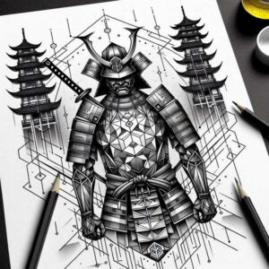 katana-tattoo-surrealism-esoteric-symbolism-for-forearm – tattoo design ideas free ai generated – Gallery: warriors-asia-inkby-ai