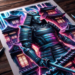 artistic-tattoo-surrealism-chromatic-flux-for-elbow – tattoo design ideas free ai generated – Gallery: warriors-asia-inkby-ai