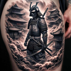 protection-symbols-tattoo-neotraditional-classic-composition-for-upper-back – tattoo design ideas free ai generated – Gallery: warriors-asia-inkby-ai