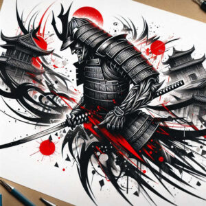 agility-motif-tattoo-surrealism-juxtaposition-for-calf – tattoo design ideas free ai generated – Gallery: warriors-asia-inkby-ai