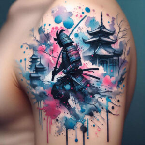 protection-motif-tattoo-realism-soft-contrast-for-thigh – tattoo design ideas free ai generated – Gallery: warriors-asia-inkby-ai
