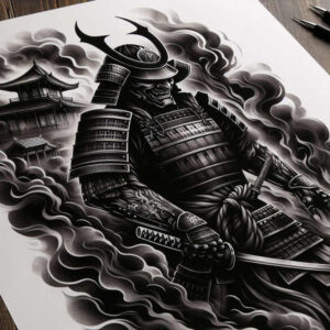 sword-tattoo-surrealism-metaphysical-for-collarbone – tattoo design ideas free ai generated – Gallery: warriors-asia-inkby-ai