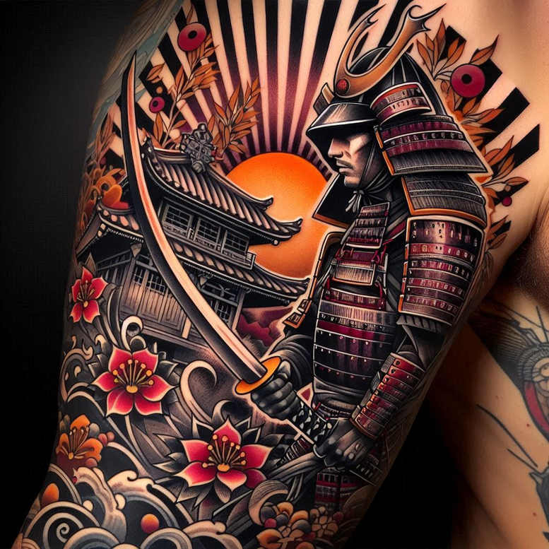 warrior-shadow-and-light-realism-true-to-life-for-inner-arm – tattoo design ideas free ai generated – Gallery: warriors-inkby-ai