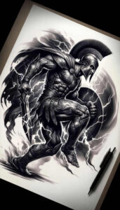 warrior-battle-motif-neotraditional-soft-shadows-for-triceps – tattoo design ideas free ai generated – Gallery: warriors-greece-inkby-ai