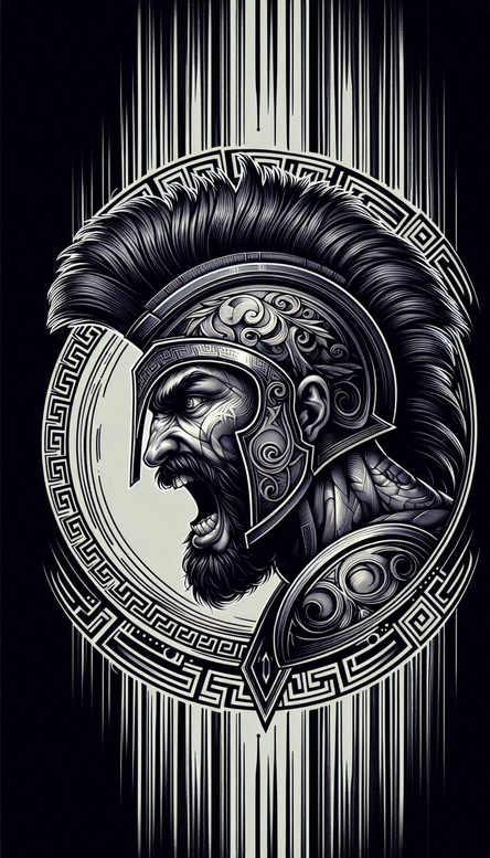 warrior-in-art-surrealism-unreal-for-lower-back – tattoo design ideas free ai generated – Gallery: warriors-greece-inkby-ai