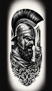 for-women-neotraditional-precise-lines-for-nape – tattoo design ideas free ai generated – Gallery: warriors-greece-inkby-ai