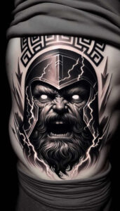 hoplite-courage-symbol-neotraditional-clean-fill-for-ankle – tattoo design ideas free ai generated – Gallery: warriors-greece-inkby-ai
