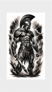 spartan-legend-motif-neotraditional-classic-composition-for-upper-back – tattoo design ideas free ai generated – Gallery: warriors-greece-inkby-ai