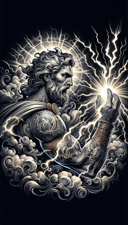 warriors-greece tattoo design ideas solid blacks classical blade for knee
