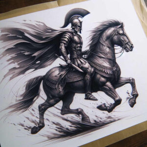 warriors-greece tattoo design ideas razor-sharp phalanx formation meaning perseverance