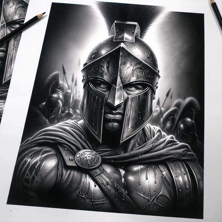 knight-bravery-motif-surrealism-vivid-hallucination-for-palm – tattoo design ideas free ai generated – Gallery: warriors-inkby-ai