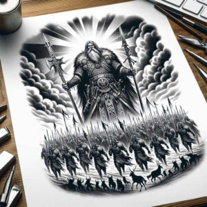 spartan-with-helmet-realism-precise-anatomy-for-hip – tattoo design ideas free ai generated – Gallery: warriors-inkby-ai